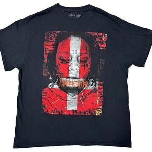 Trippie Redd Portrait Eyes Closed Graphic T-Shirt Black Men’s XL